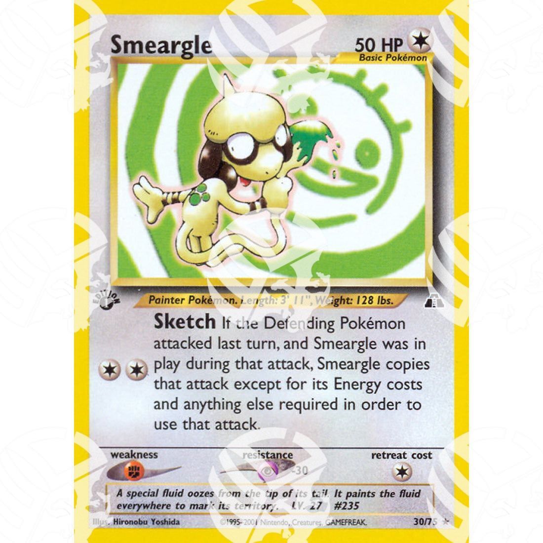 Neo Discovery - Smeargle - 30/75 - Warcard