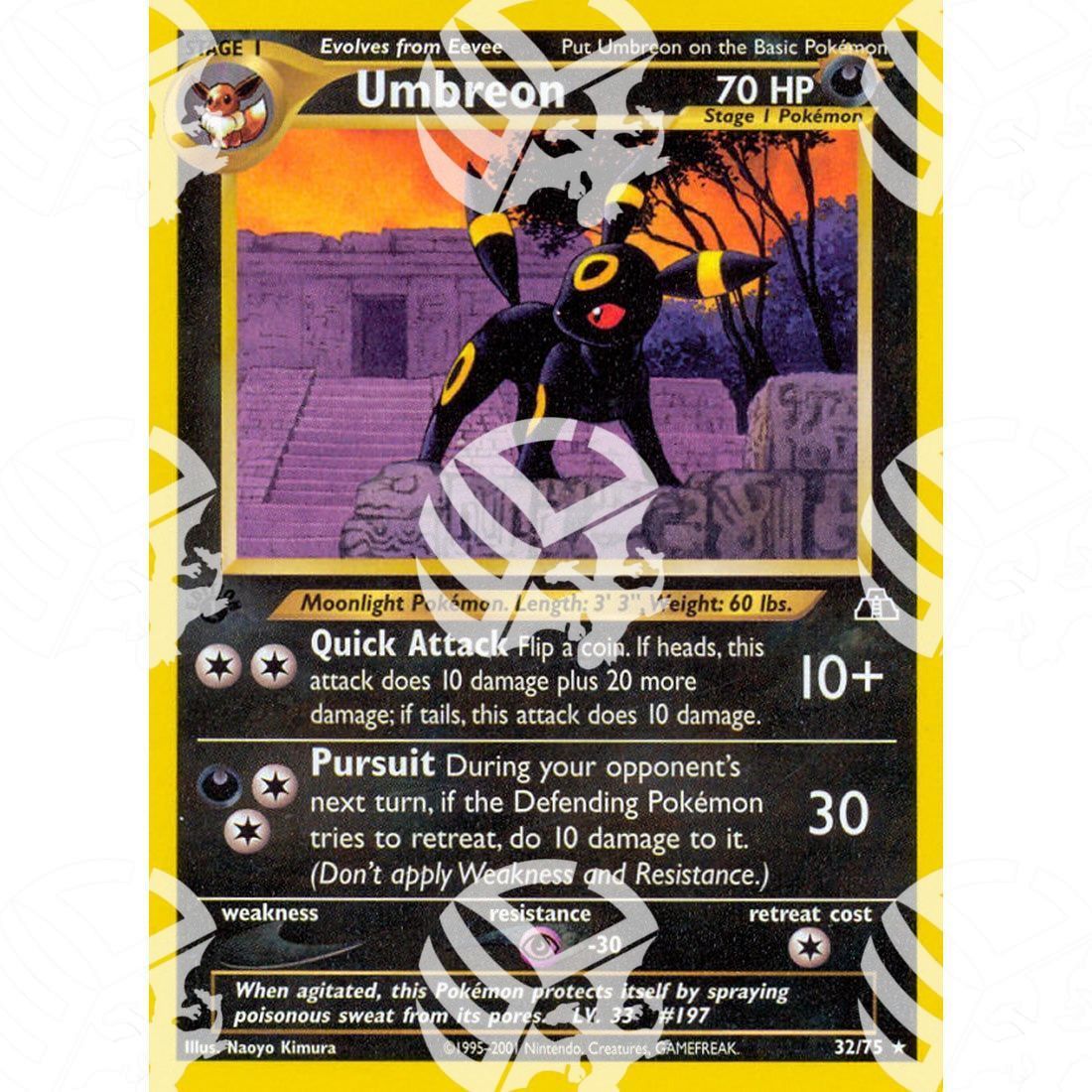 Neo Discovery - Umbreon - 32/75 - Warcard