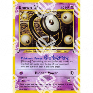 Neo Discovery - Unown O - 69/75 - Warcard