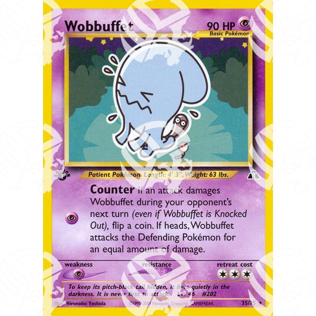 Neo Discovery - Wobbuffet - 35/75 - Warcard