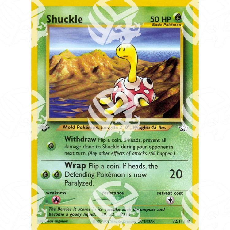 Neo Genesis - Shuckle - 72/111 - Warcard - Neo Genesis - Shuckle - 72/111 i prezzi più bassi sul mercato, solo da www.warcardshop.com! Carte singole, box, buste e mazzi.