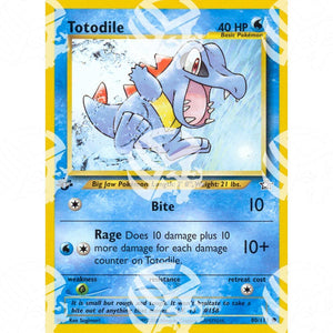 Neo Genesis - Totodile - 80/111 - Warcard - Neo Genesis - Totodile - 80/111 i prezzi più bassi sul mercato, solo da www.warcardshop.com! Carte singole, box, buste e mazzi.