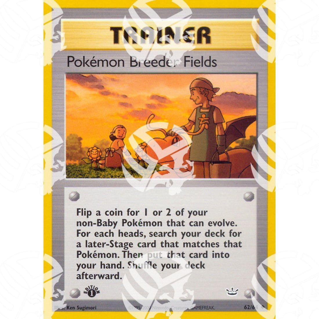 Neo Revelation - Pokémon Breeder Fields - 62/64 - Warcard - Neo Revelation - Pokémon Breeder Fields - 62/64 i prezzi più bassi sul mercato, solo da www.warcardshop.com! Carte singole, box, buste e mazzi.