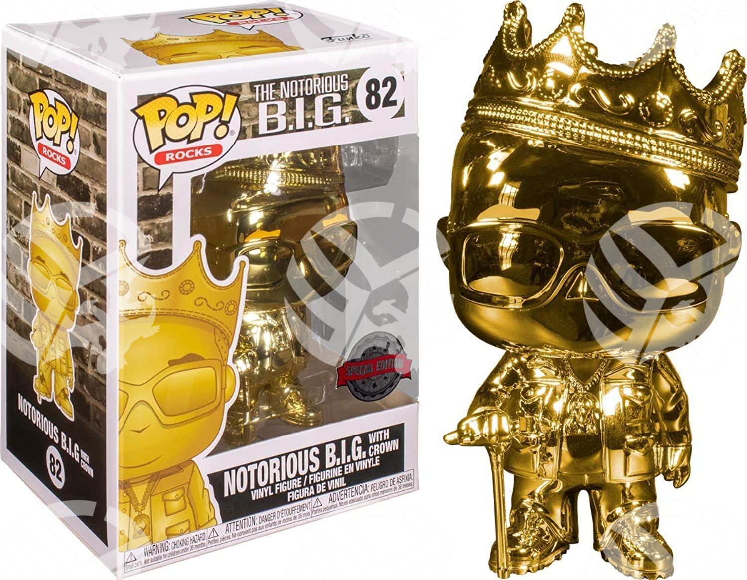 Notorious B.I.G. With Crown Special Edition 9cm - Warcard - One Piece Pop! i prezzi più bassi sul mercato, solo da www.warcardshop.com! Carte singole, box, buste e mazzi.