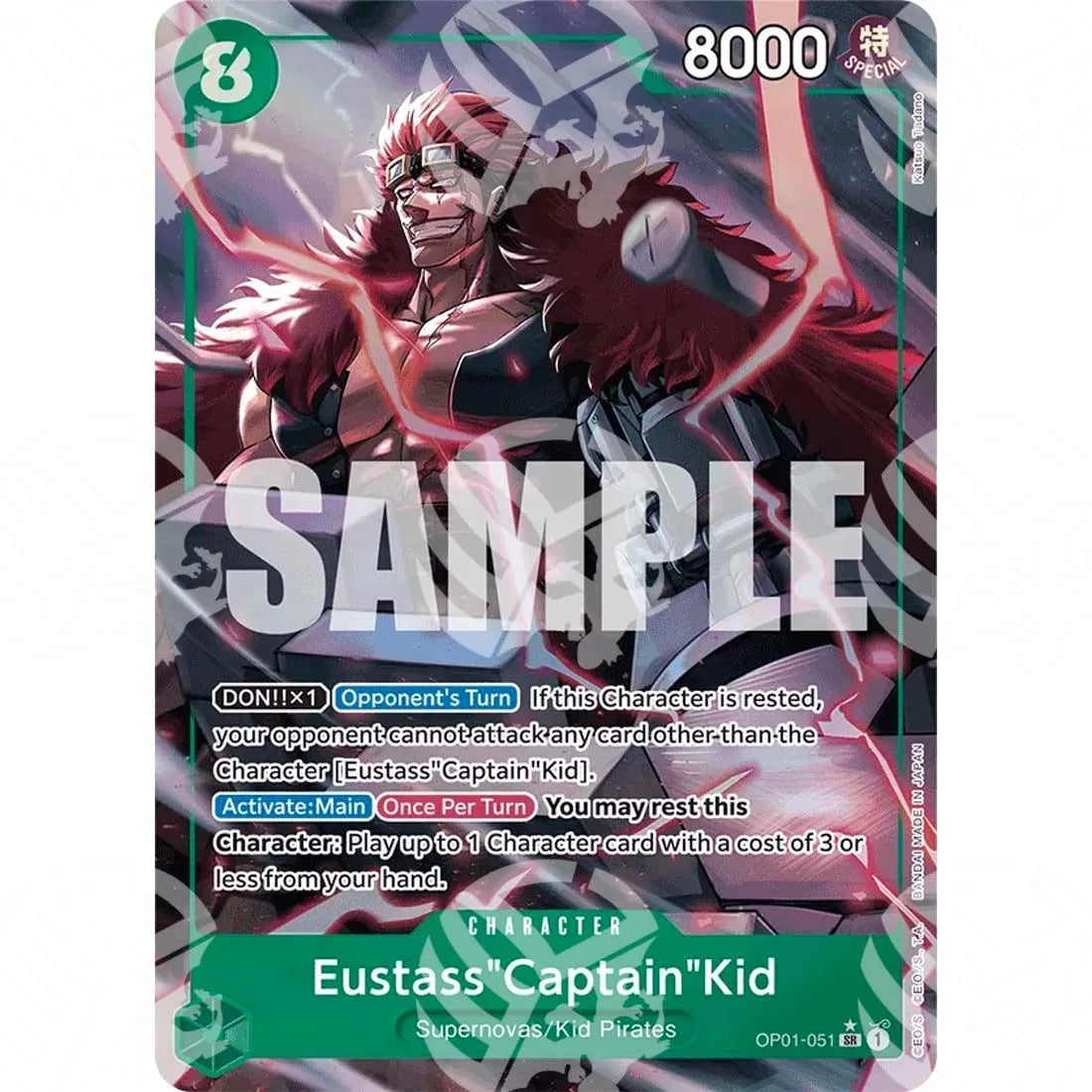 The Best - Premium Booster - Eustass"Captain"Kid - Full Art-OP01-051f -573