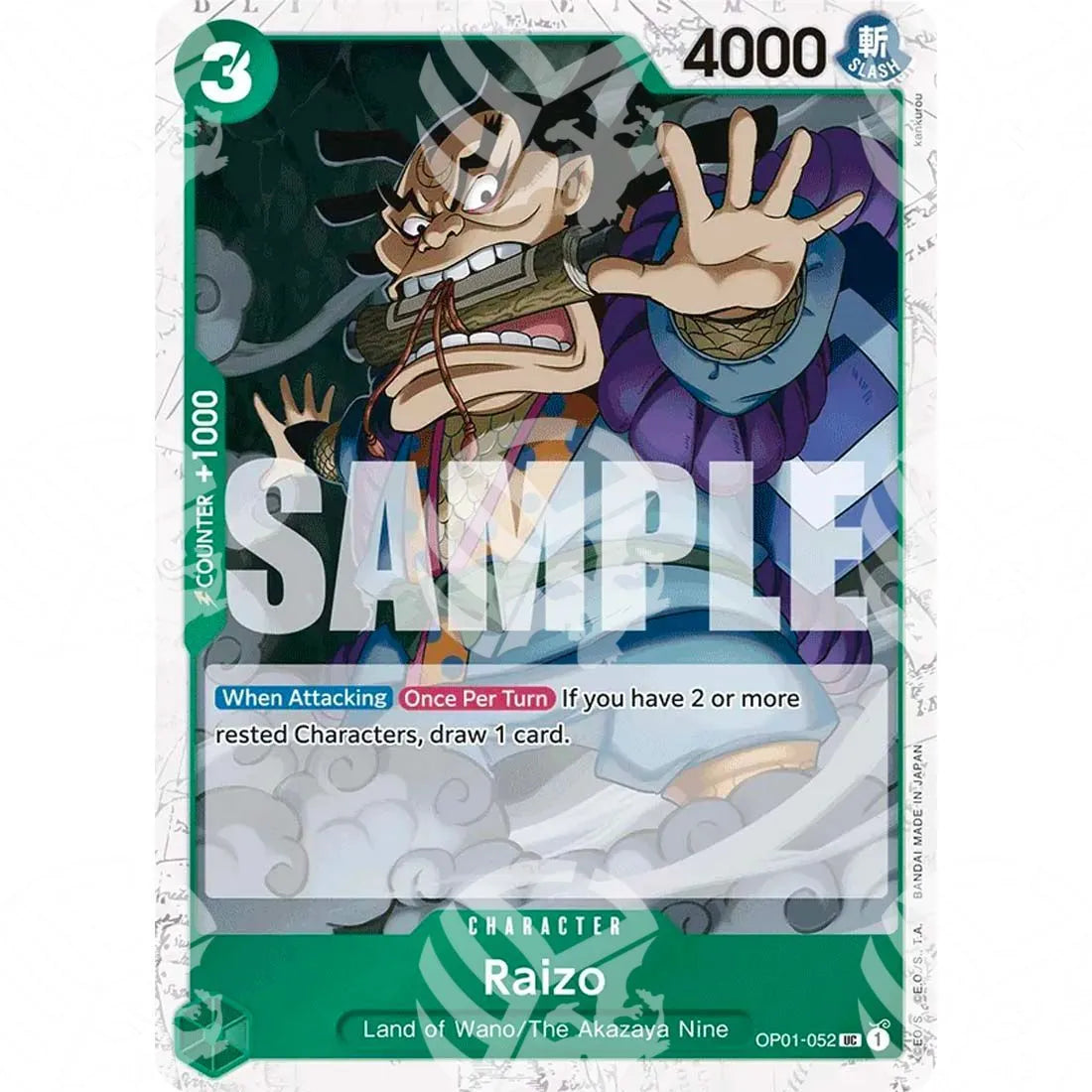 The Best - Premium Booster - Raizo - Jolly Roger Foil-OP01-052j -988