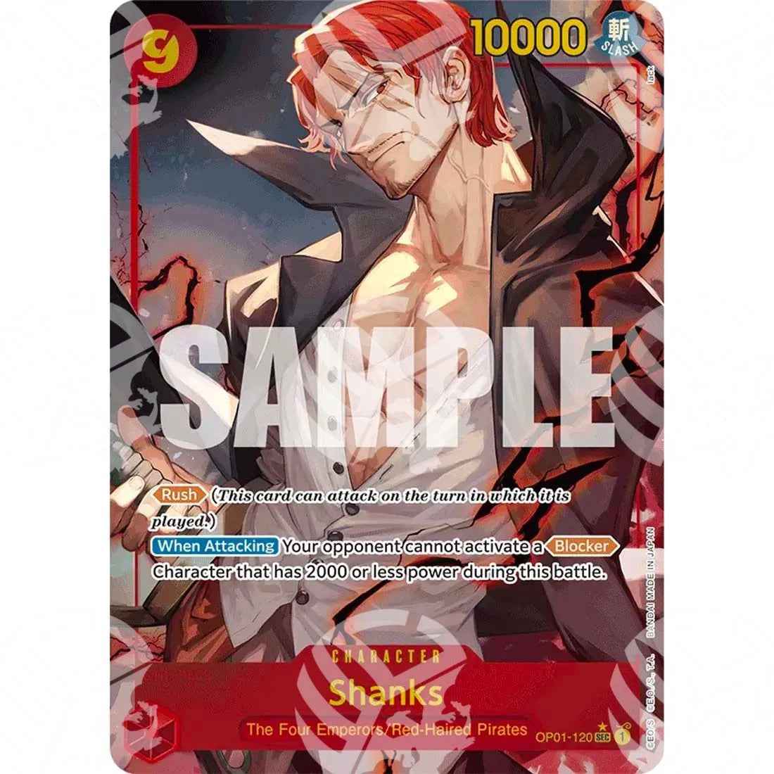 The Best - Premium Booster - Shanks - Alternate Art-OP01-120a -604
