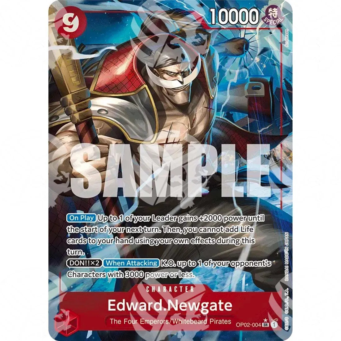 The Best - Premium Booster - Edward.Newgate - Alternate Art-OP02-004a -574