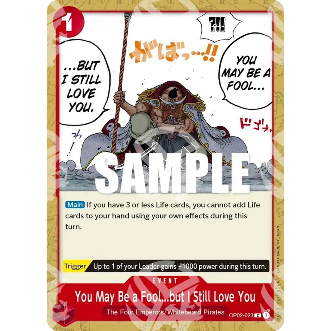 Paramount War - You May Be a Fool...but I Still Love You-OP02-023 -053