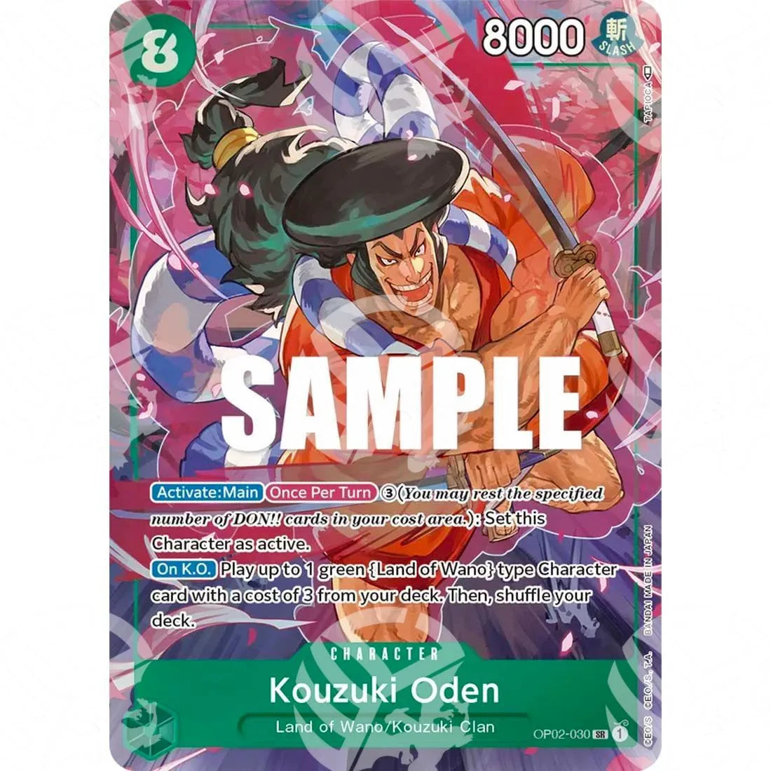 Paramount War - Kouzuki Oden - Alternate Art-OP02-030a -066