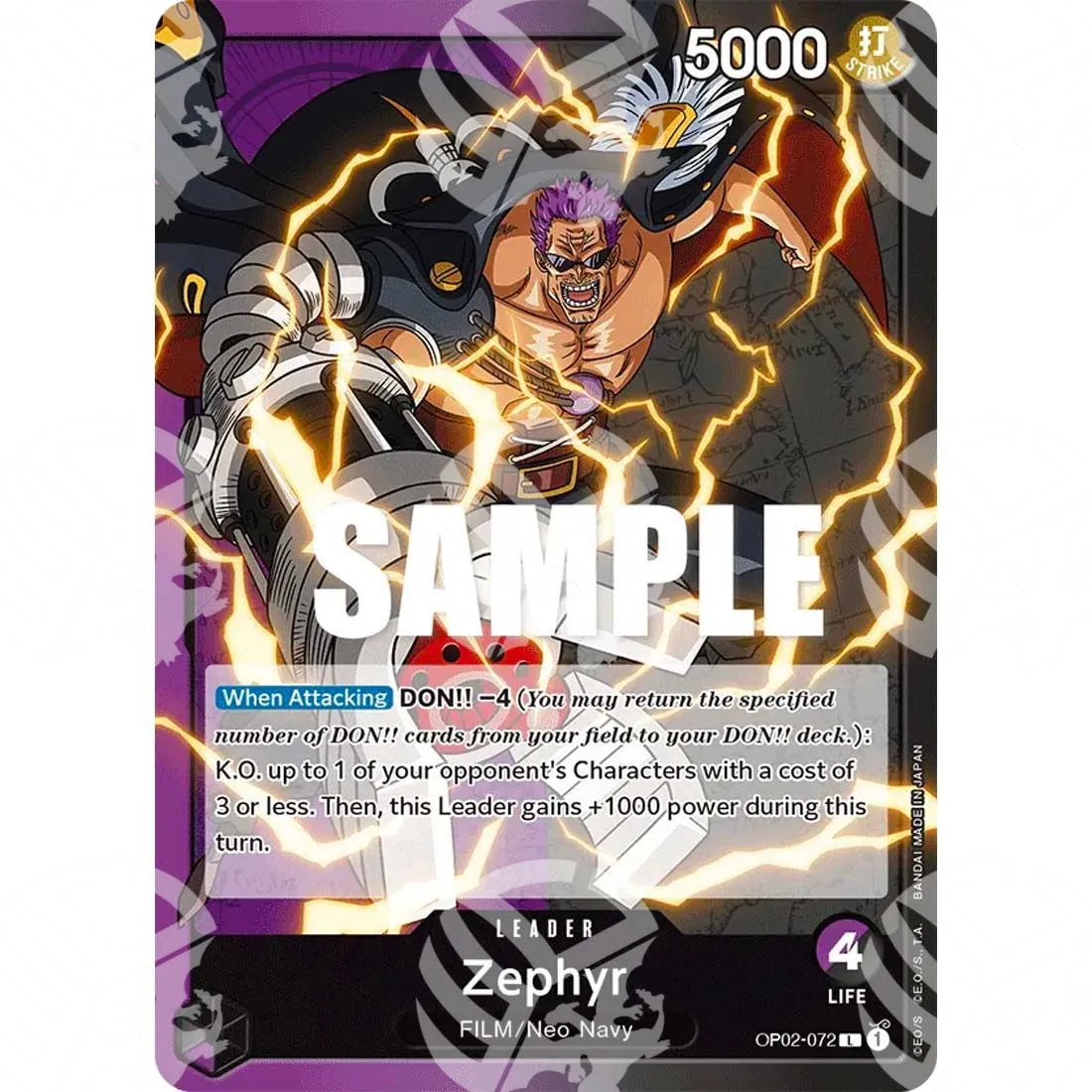 Paramount War - Zephyr-OP02-072 -128