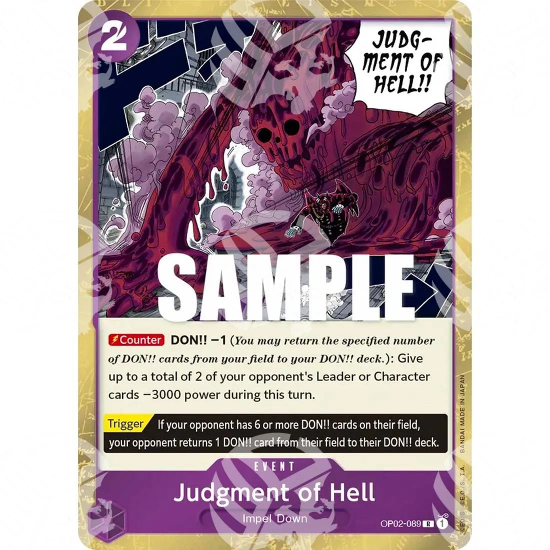 Paramount War - Judgment of Hell-OP02-089 -149