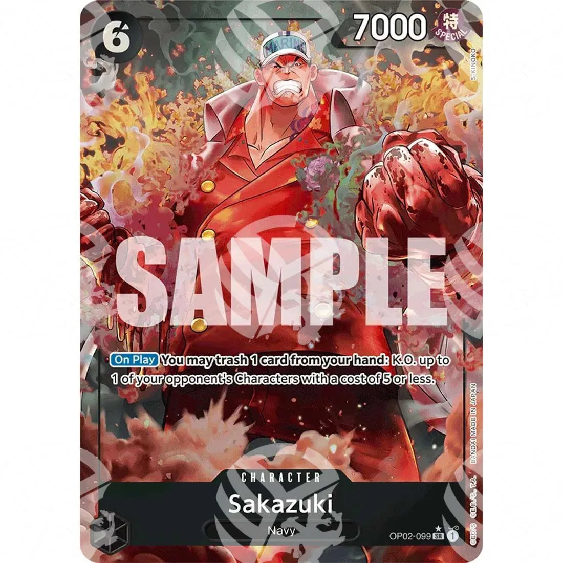 The Best - Premium Booster - Sakazuki - Alternate Art-OP02-099a -599