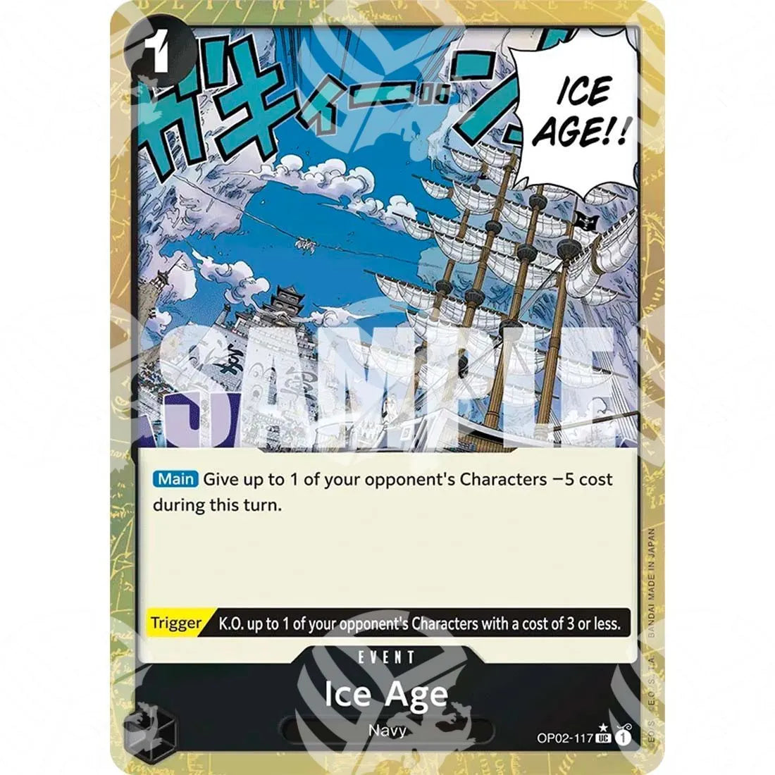 The Best - Premium Booster - Ice Age - Jolly Roger Foil-OP02-117j -956