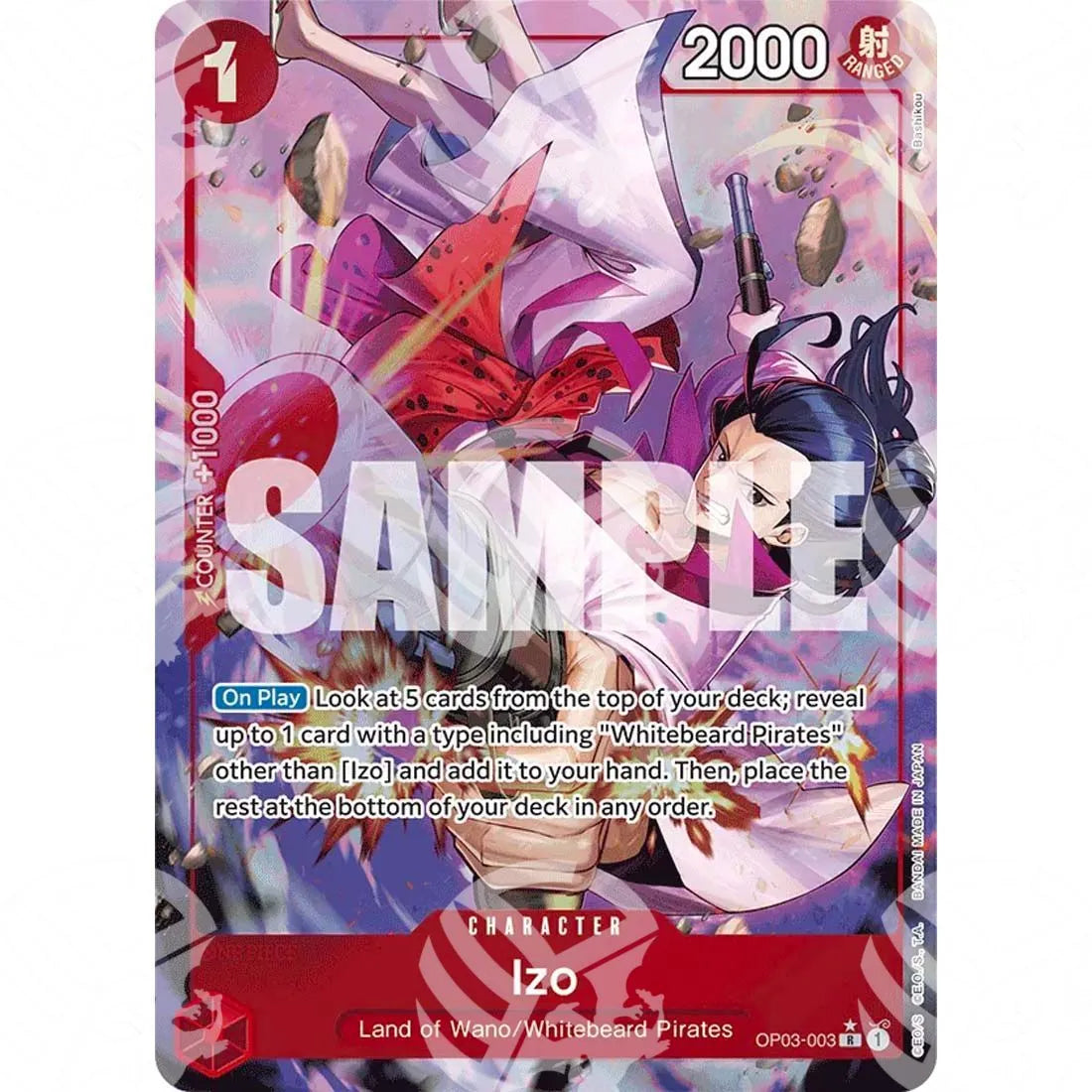 The Best - Premium Booster - Izo - Alternate Art-OP03-003a -558