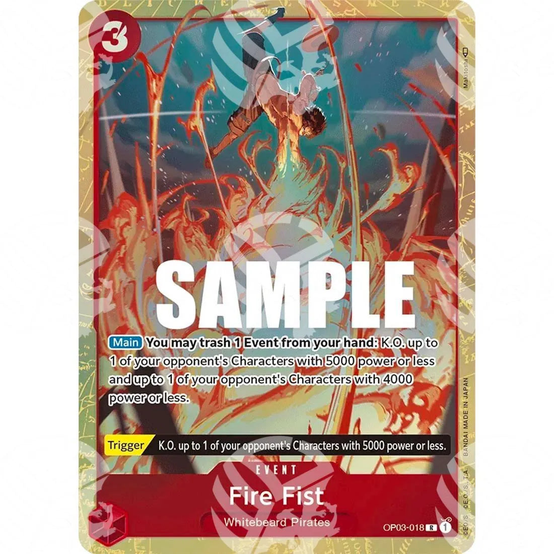 Pillars of Strength - Fire Fist - Alternate Art-OP03-018a -163