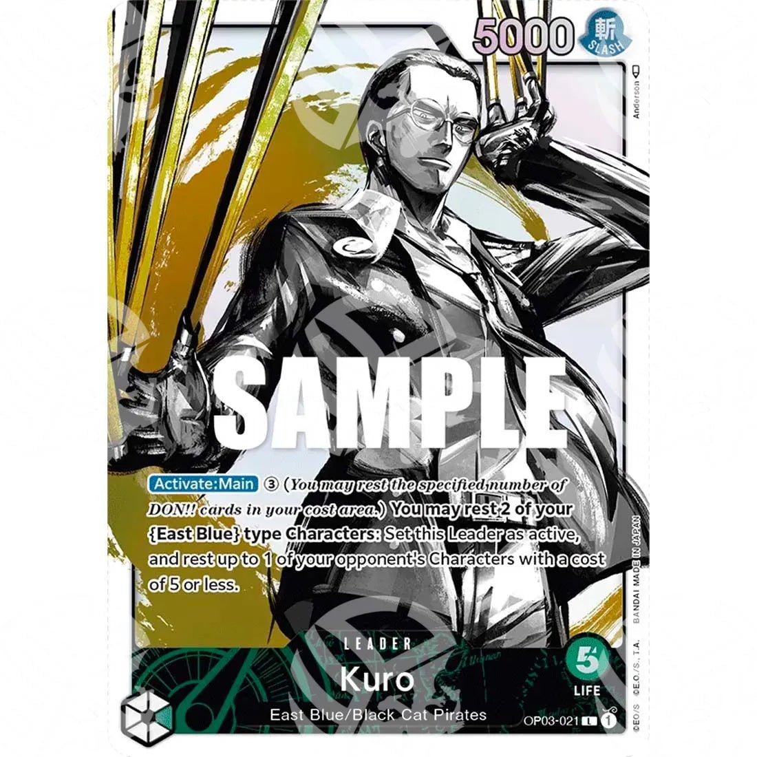 Pillars of Strength - Kuro - Alternate Art-OP03-021a -218