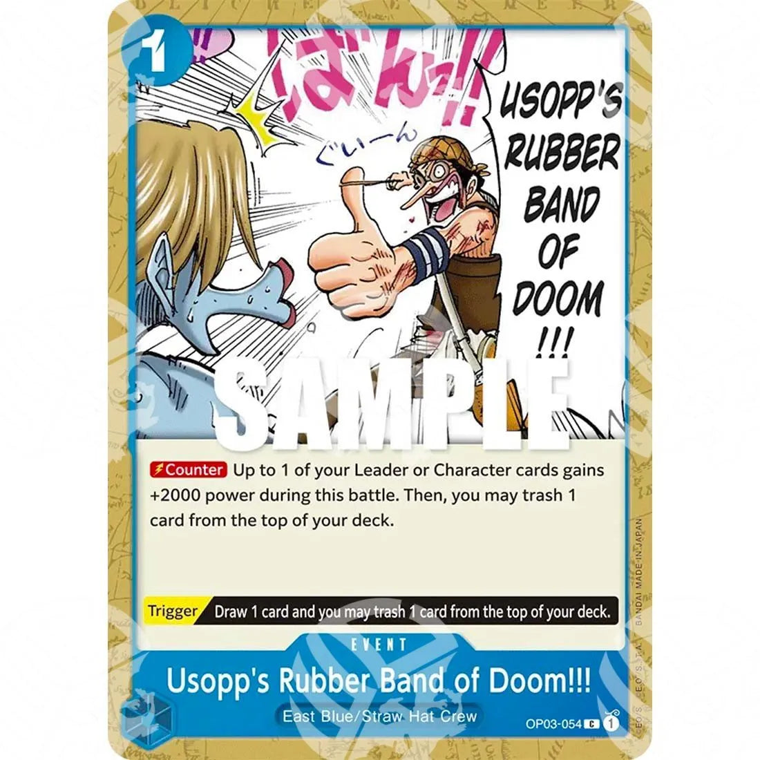 Pillars of Strength - Usopp's Rubber Band of Doom!!!-OP03-054 -443