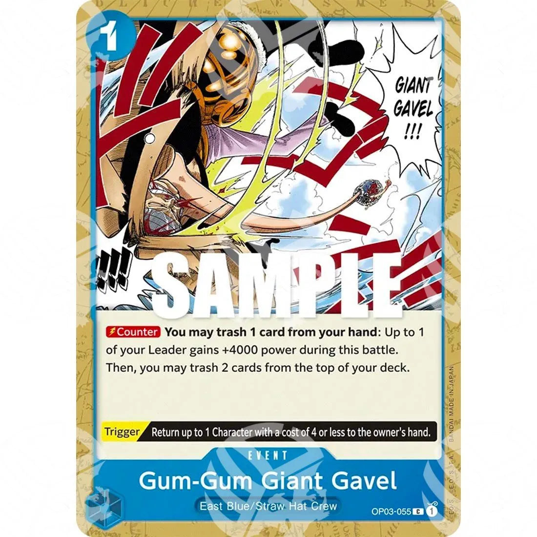Pillars of Strength - Gum-Gum Giant Gavel-OP03-055 -175
