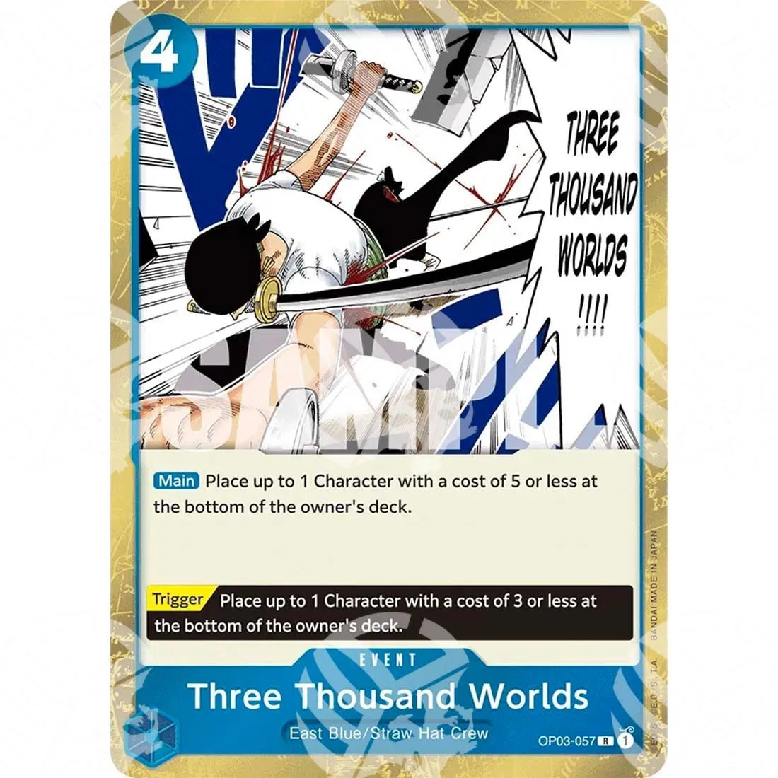 The Best - Premium Booster - Three Thousand Worlds - Textured Foil-OP03-057t -661