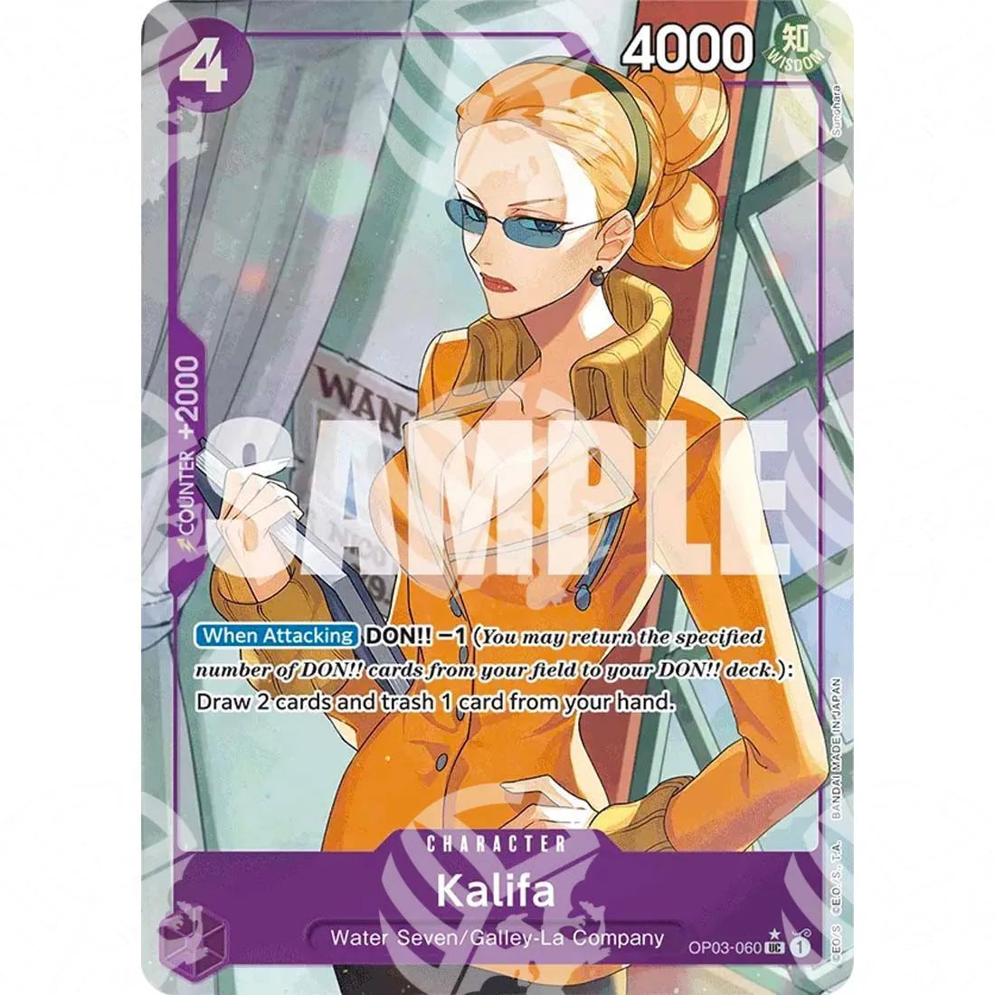 The Best - Premium Booster - Kalifa - Full Art-OP03-060f -967