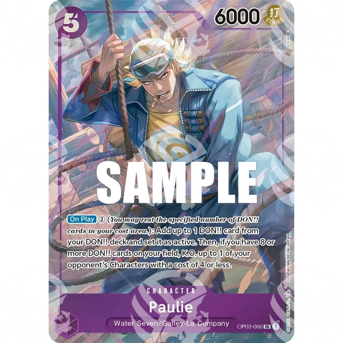 Pillars of Strength - Paulie - Alternate Art-OP03-066a -292