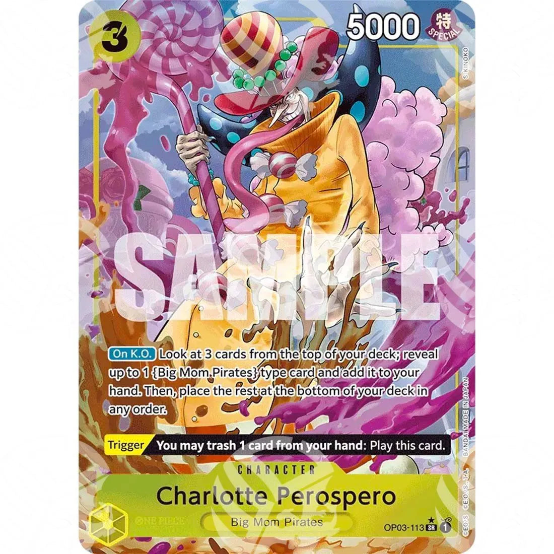 The Best - Premium Booster - Charlotte Perospero - Alternate Art-OP03-113a -511