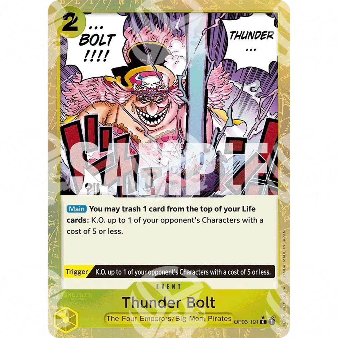 The Best - Premium Booster - Thunder Bolt - Jolly Roger Foil-OP03-121j -945
