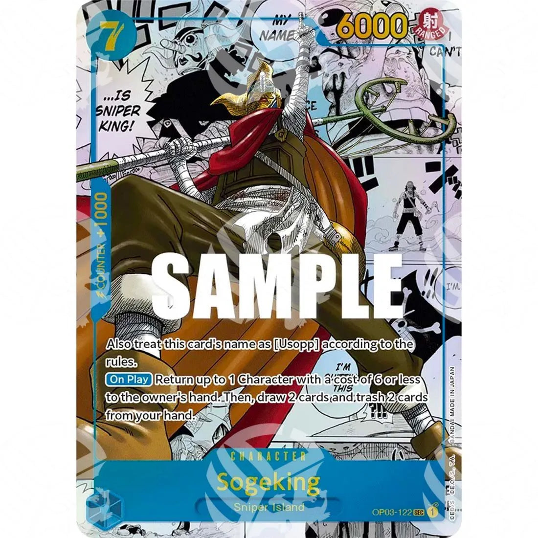 Pillars of Strength - Sogeking - Manga Panel Alternate Art | Secret Rare-OP03-122m -308