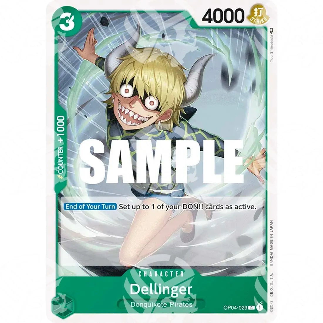 The Best - Premium Booster - Dellinger - Reprint | missing pen symbol next to the artist name-OP04-029 -385
