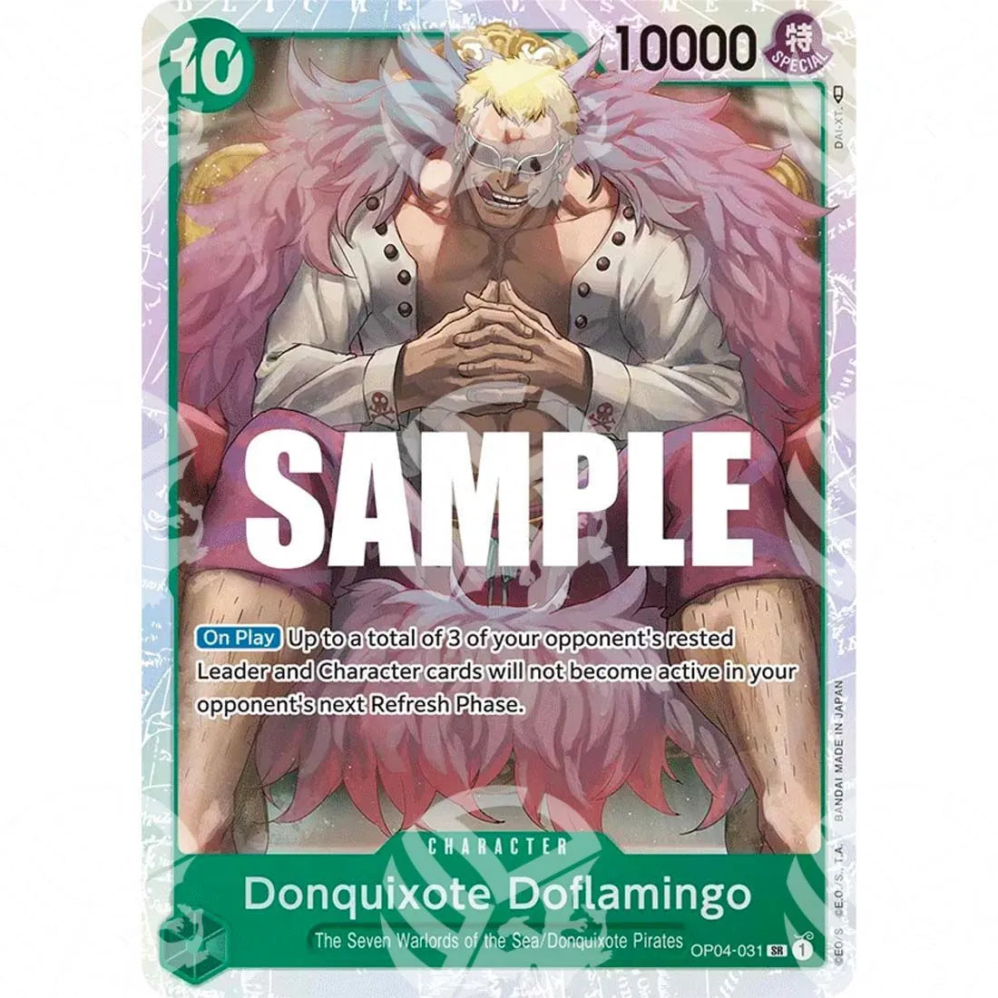 The Best - Premium Booster - Donquixote Doflamingo - Reprint | missing pen symbol next to the artist name-OP04-031 -387