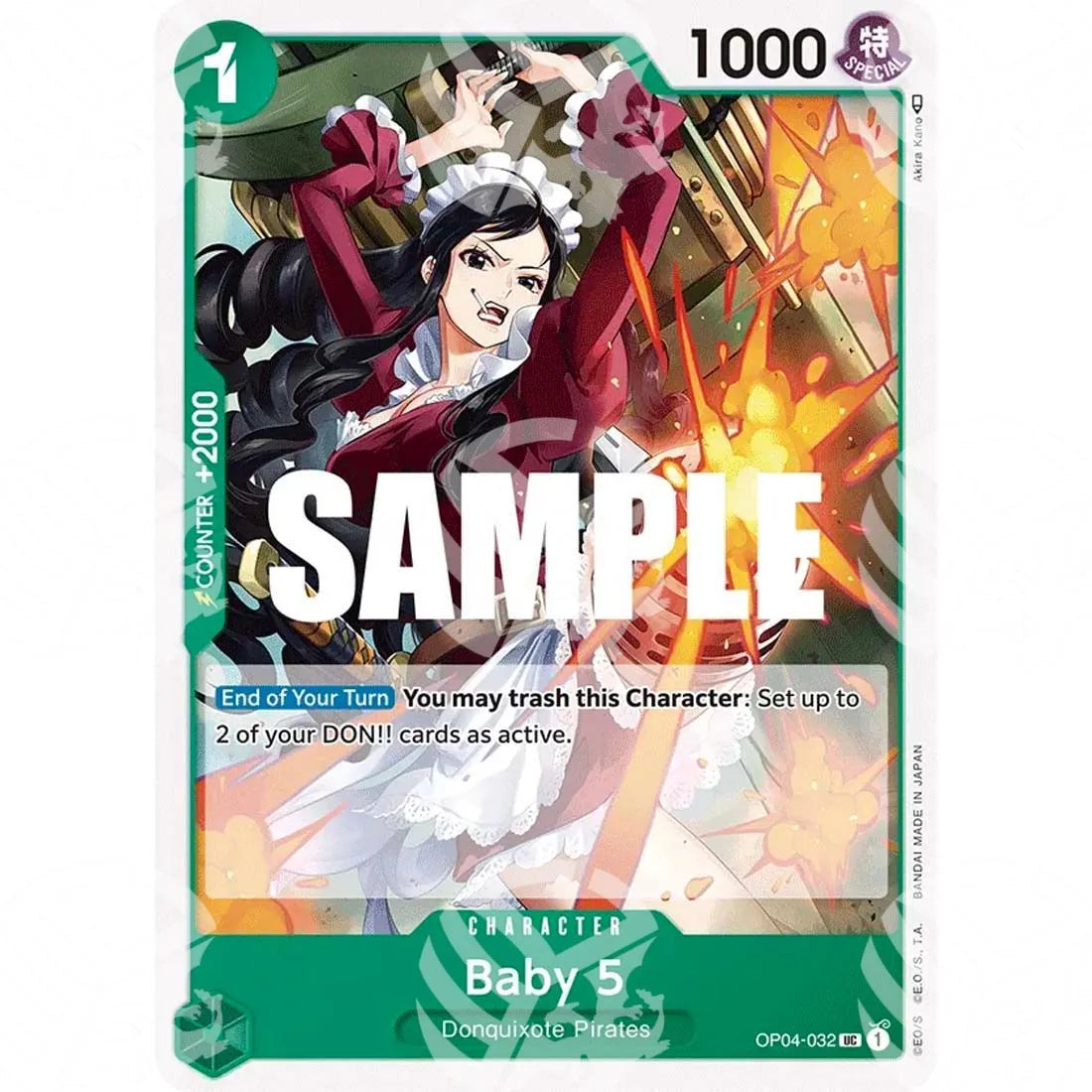 The Best - Premium Booster - Baby 5 - Reprint | missing pen symbol next to the artist name-OP04-032 -309