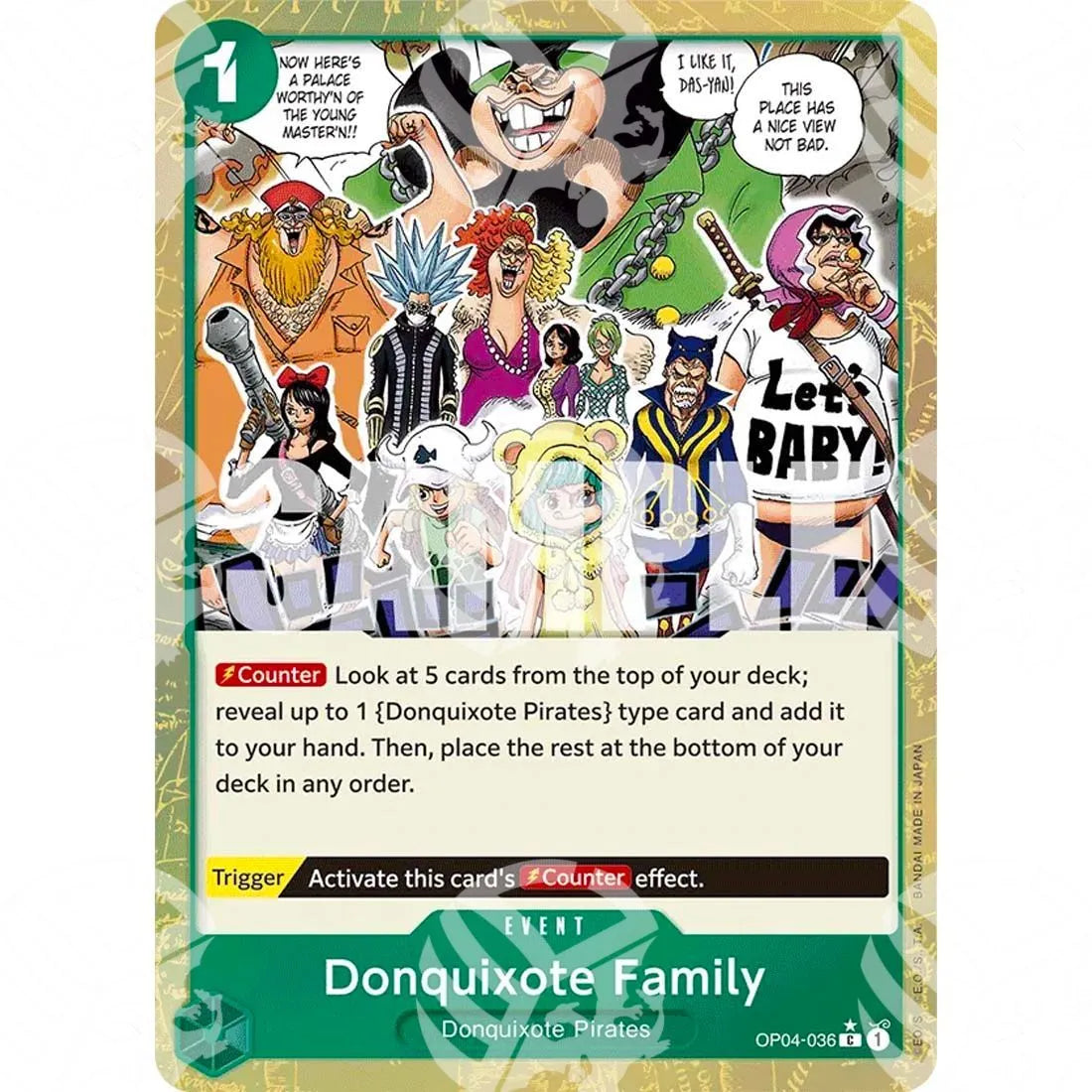 The Best - Premium Booster - Donquixote Family - Jolly Roger Foil-OP04-036j -940
