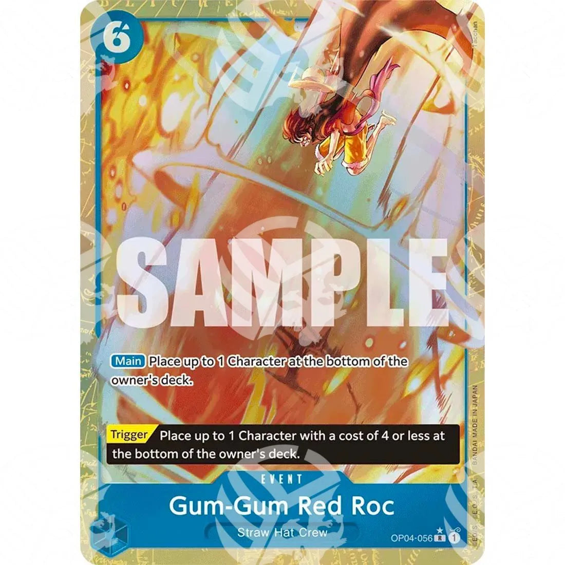 The Best - Premium Booster - Gum-Gum Red Roc - Alternate Art-OP04-056a -572
