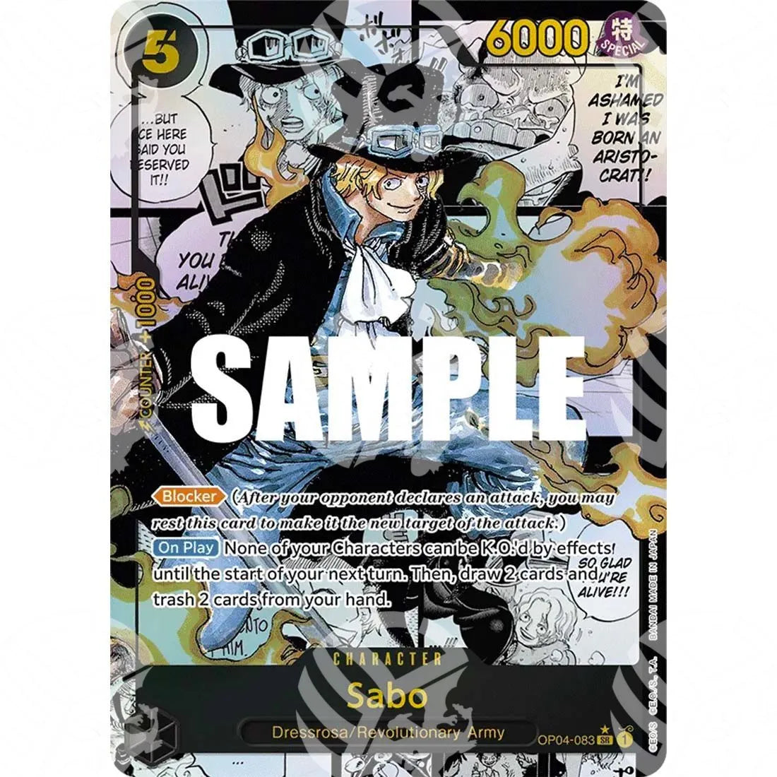 The Best - Premium Booster - Sabo - Manga Panel Alternate Art | Reprint-OP04-083m -645