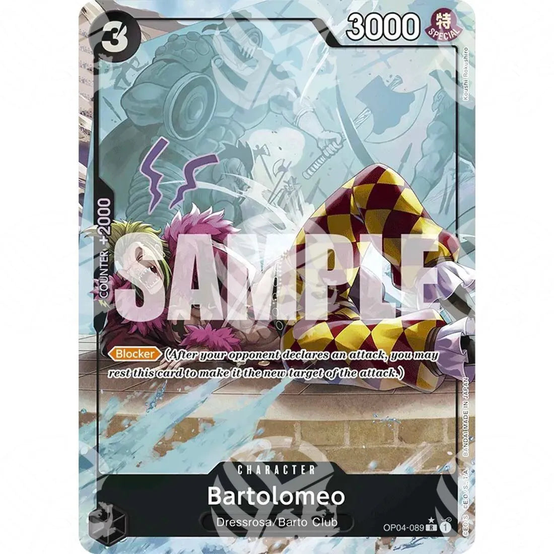 The Best - Premium Booster - Bartolomeo - Full Art-OP04-089f -961