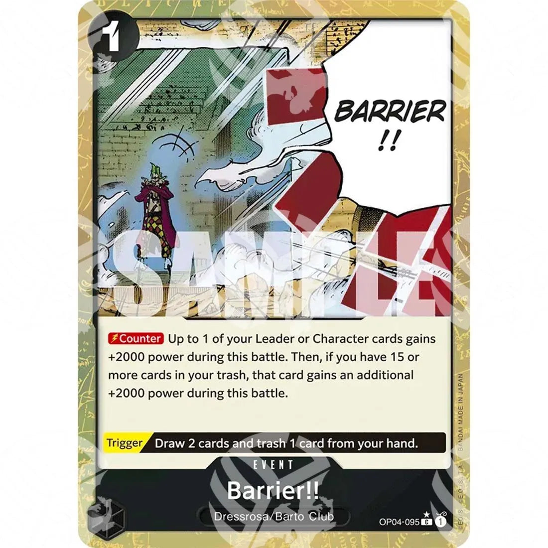 The Best - Premium Booster - Barrier!! - Textured Foil-OP04-095t -328