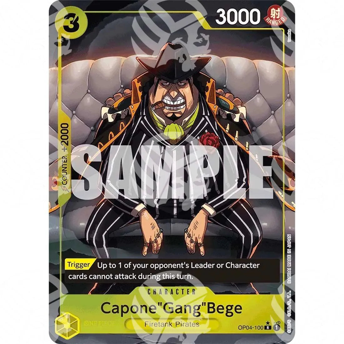 The Best - Premium Booster - Capone"Gang"Bege - Alternate Art-OP04-100a -517