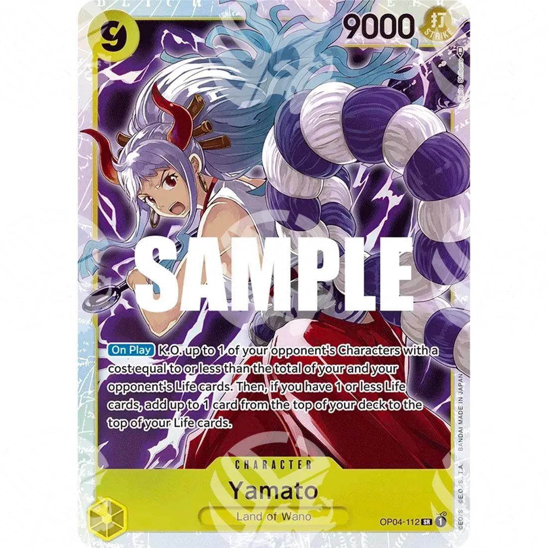 The Best - Premium Booster - Yamato - Reprint | missing pen symbol next to the artist name-OP04-112 -688