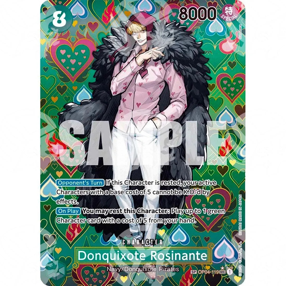 Emperors in the New World - Donquixote Rosinante - Special Rare-OP04-119 -743