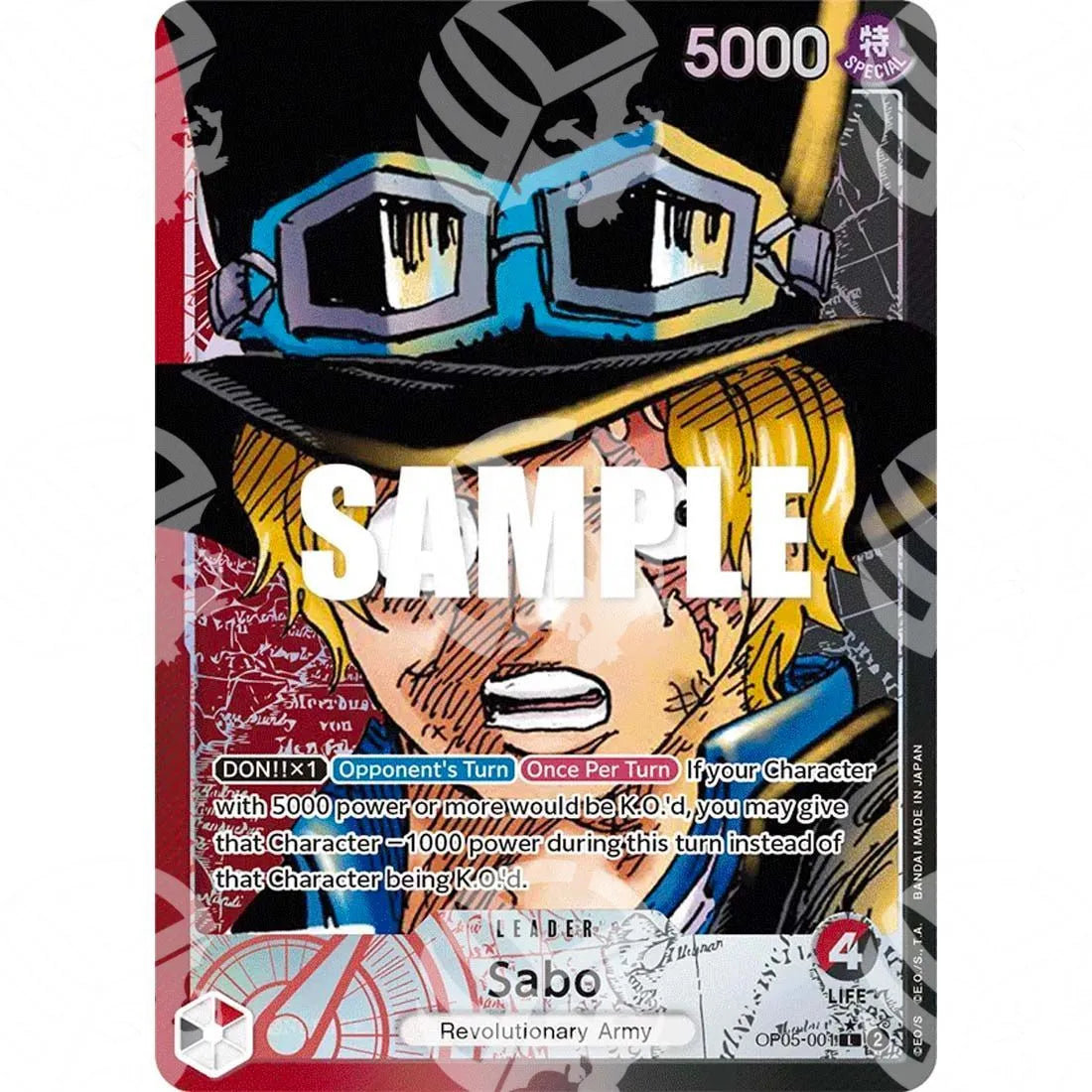 Awakening of the New Era - Sabo - 001 | Alternate Art-OP05-001a -459