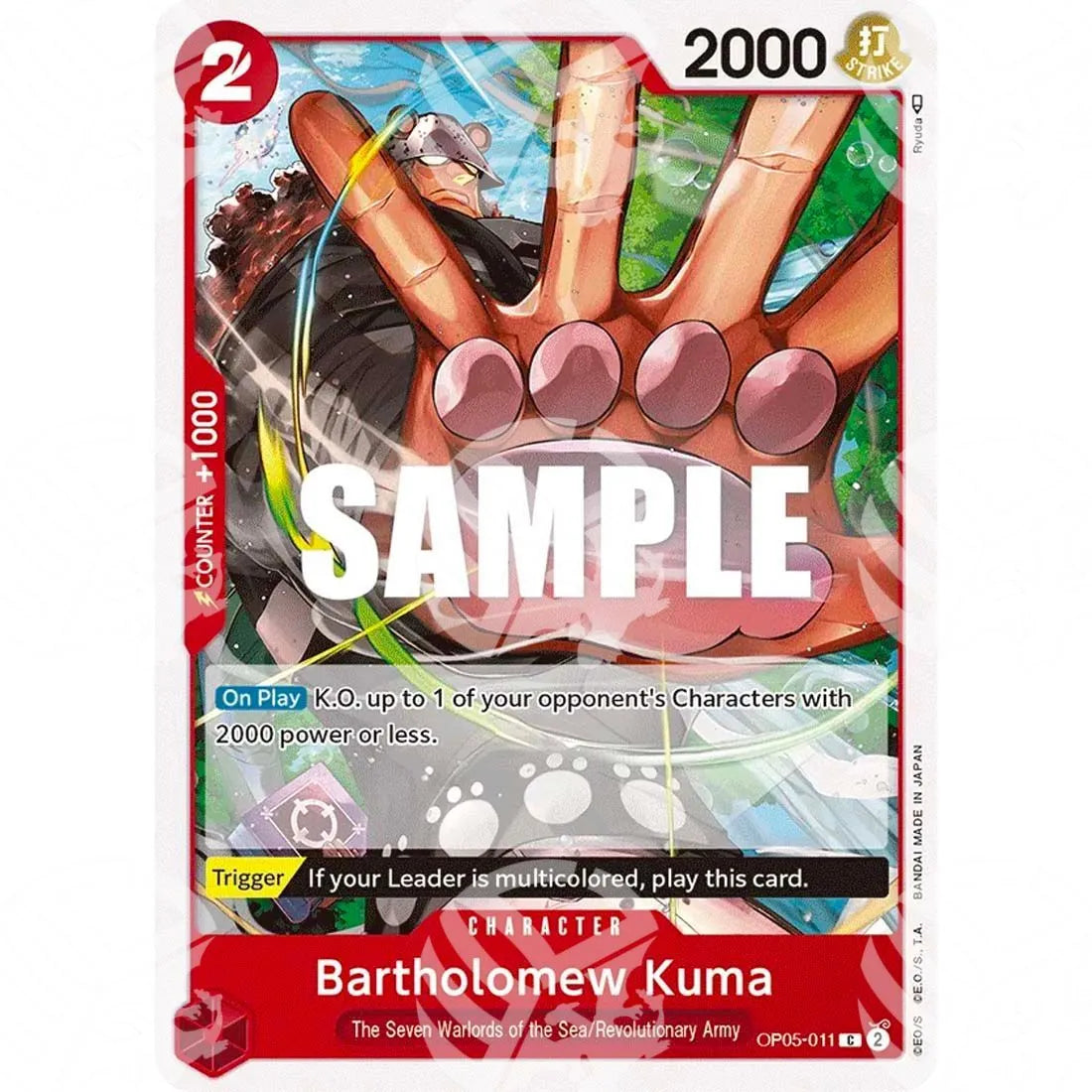Awakening of the New Era - Bartholomew Kuma-OP05-011 -134