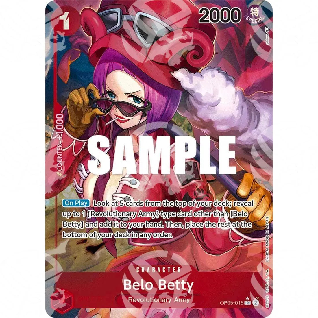 Awakening of the New Era - Belo Betty - 015 | Alternate Art-OP05-015a -204