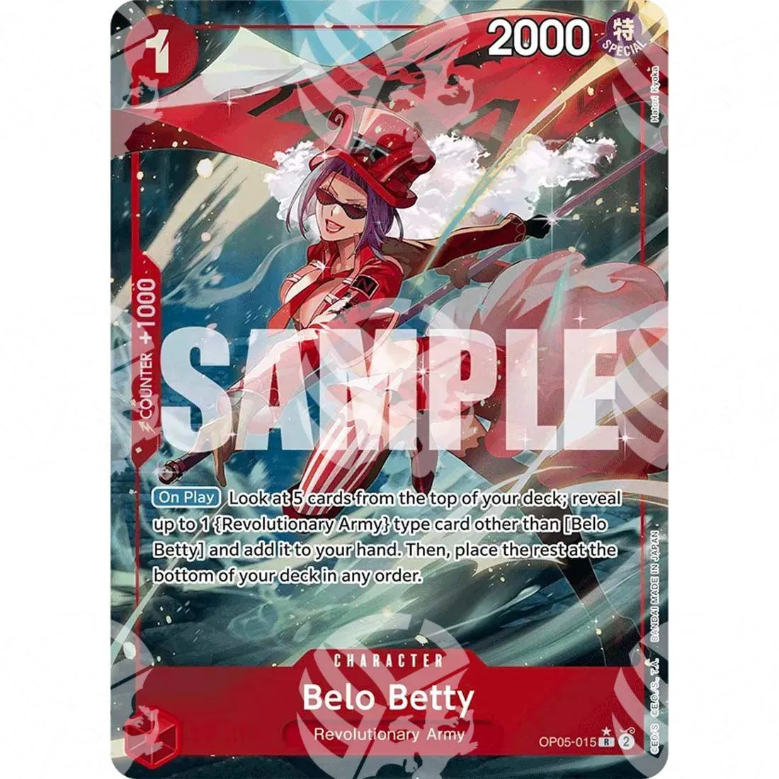 The Best - Premium Booster - Belo Betty - Full Art-OP05-015f -964