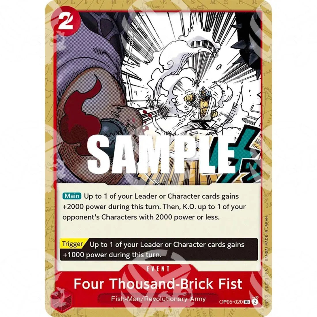 Awakening of the New Era - Four Thousand-Brick Fist-OP05-020 -158