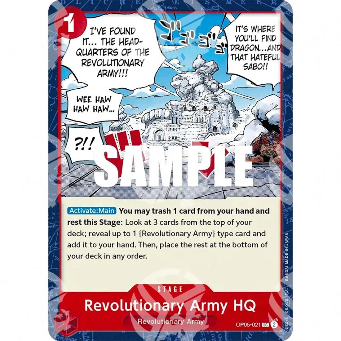 Awakening of the New Era - Revolutionary Army HQ-OP05-021 -416