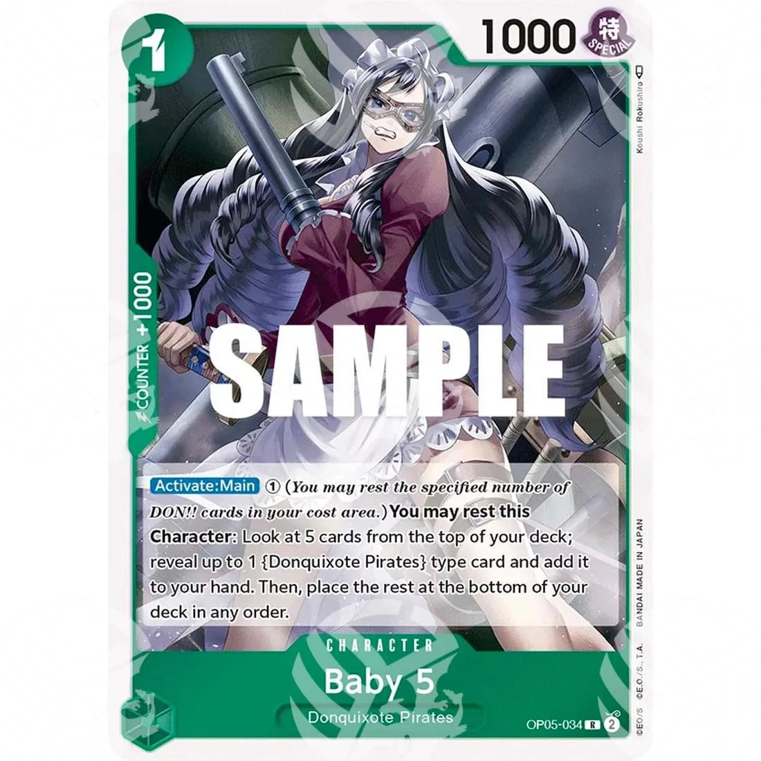 The Best - Premium Booster - Baby 5 - Reprint | missing pen symbol next to the artist name-OP05-034 -315