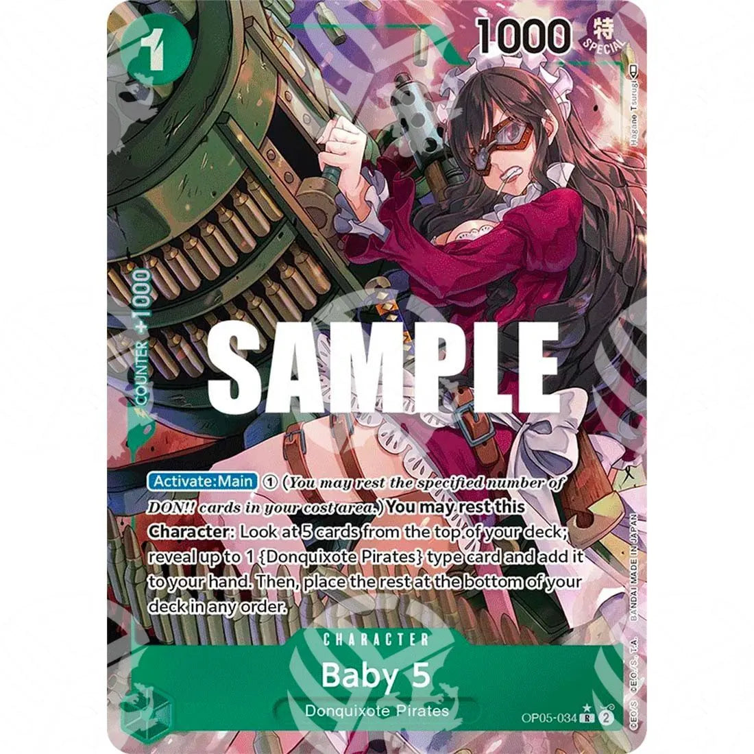 Awakening of the New Era - Baby 5 - Alternate Art-OP05-034a -085