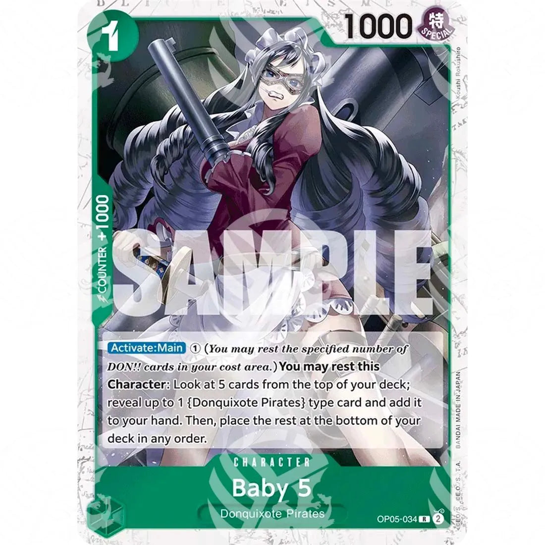The Best - Premium Booster - Baby 5 - Jolly Roger Foil-OP05-034j -527
