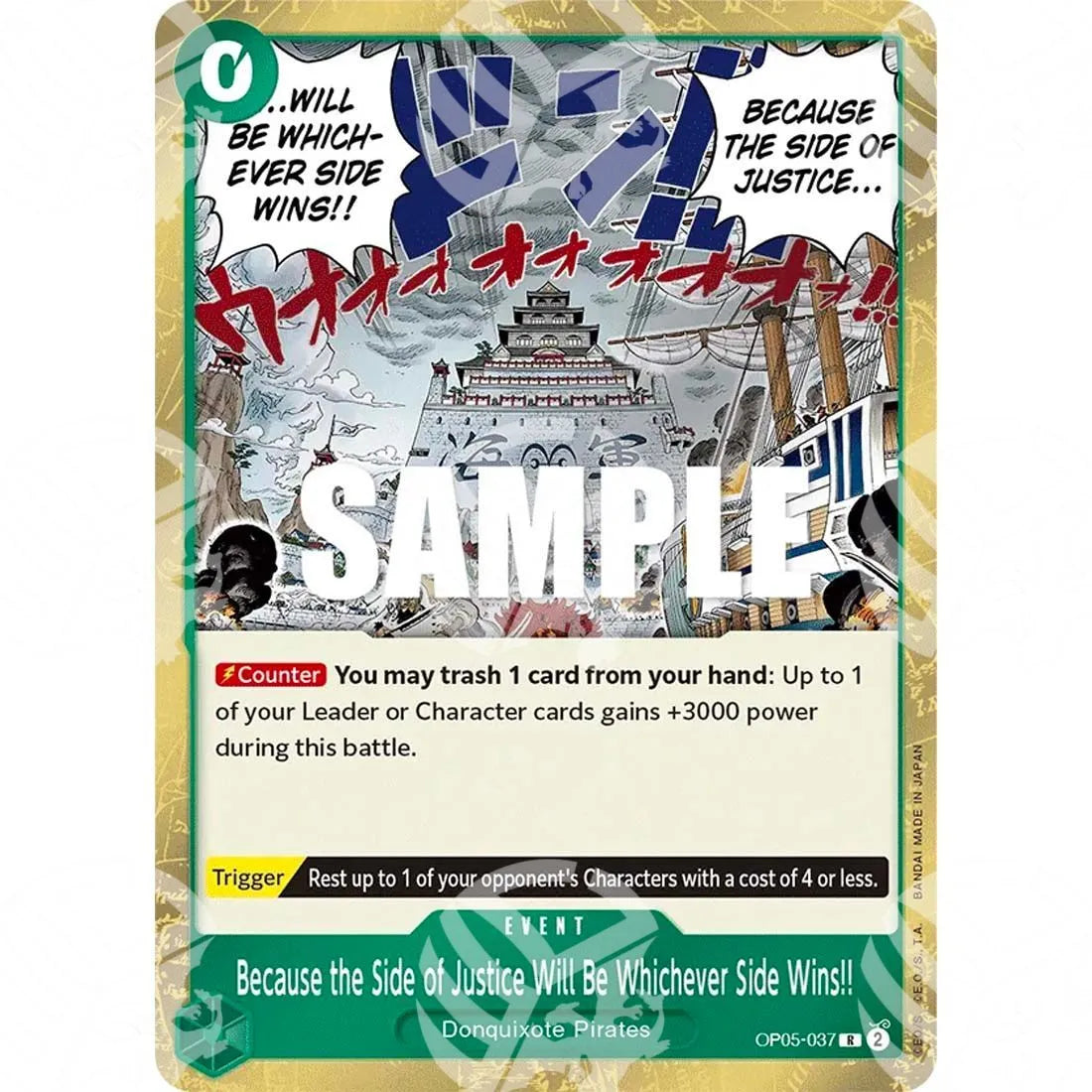 Awakening of the New Era - Because the Side of Justice Will Be Whichever Side Wins!!-OP05-037 -131